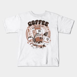 My Coffee Friends Kids T-Shirt